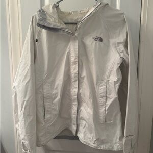 The North Face Women's Light Gray Rain Jacket